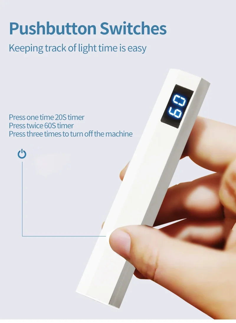 Stylo Lampe LED UV à batterie rechargeable